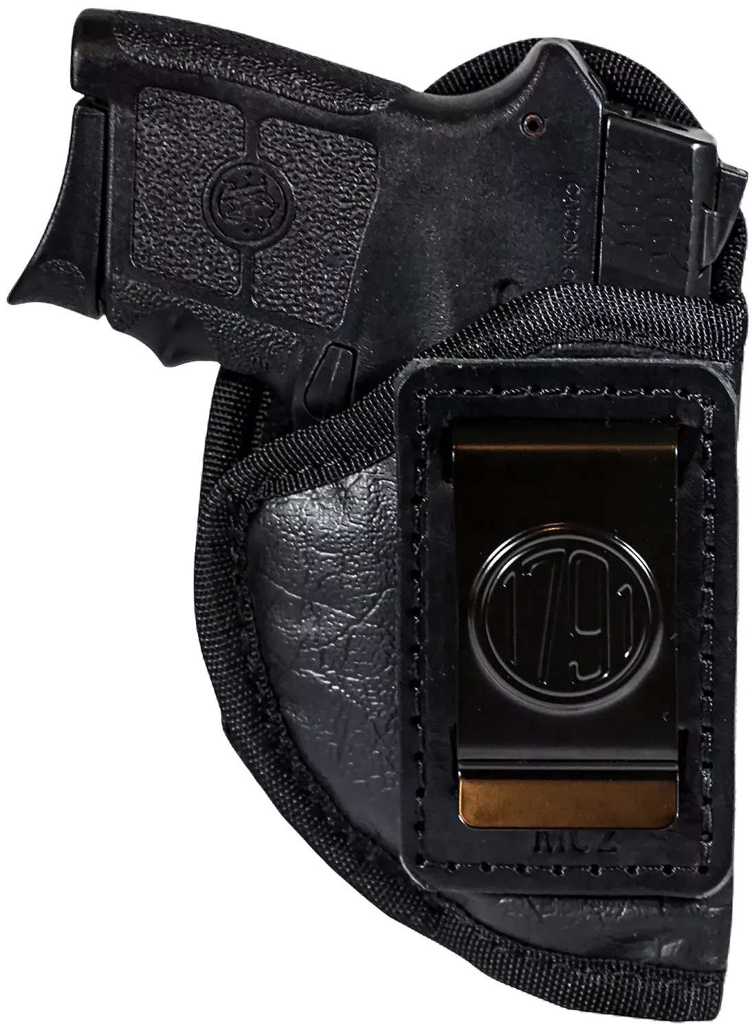 1791 Gunleather EcoCarry Holster IWB Small RH Black ECOMC2BLKR