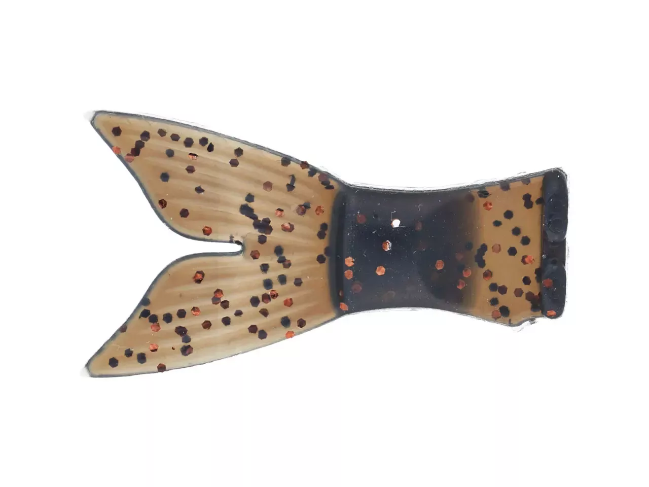 6th Sense Trace 5″ Swimbait Replacement Tails – Black/Brown Glitter
