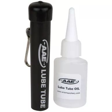 AAE LTA Arrow Lube Tube, With Belt Clip, Black