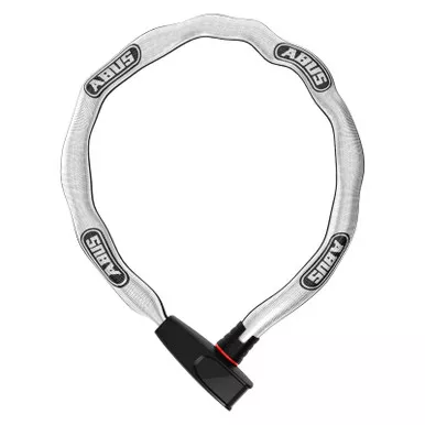 ABUS Catena 6806K/110 Reflective Grey Chain Lock (69105)