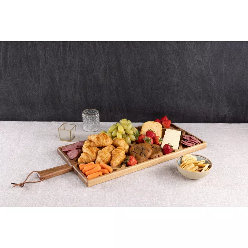 Acacia Grazing Charcuterie Sectioned Serving Board