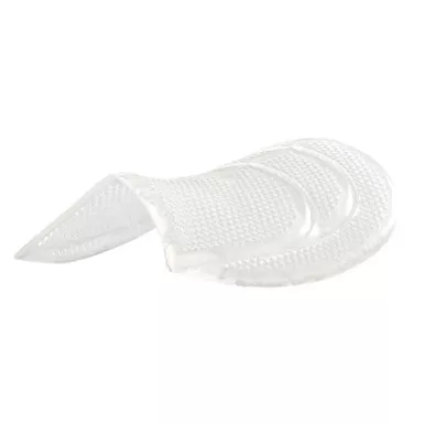 ACAVALLO Adjustement Shaped Gel Transparent Back Riser (AC113-00-OS)