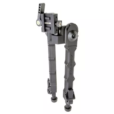 Accu-Tac SRBG200 SR-5 G2 Bipod 6.25″-10.75″ Adjustment Black Hardcoat Anodized 6061-T6 Aluminum