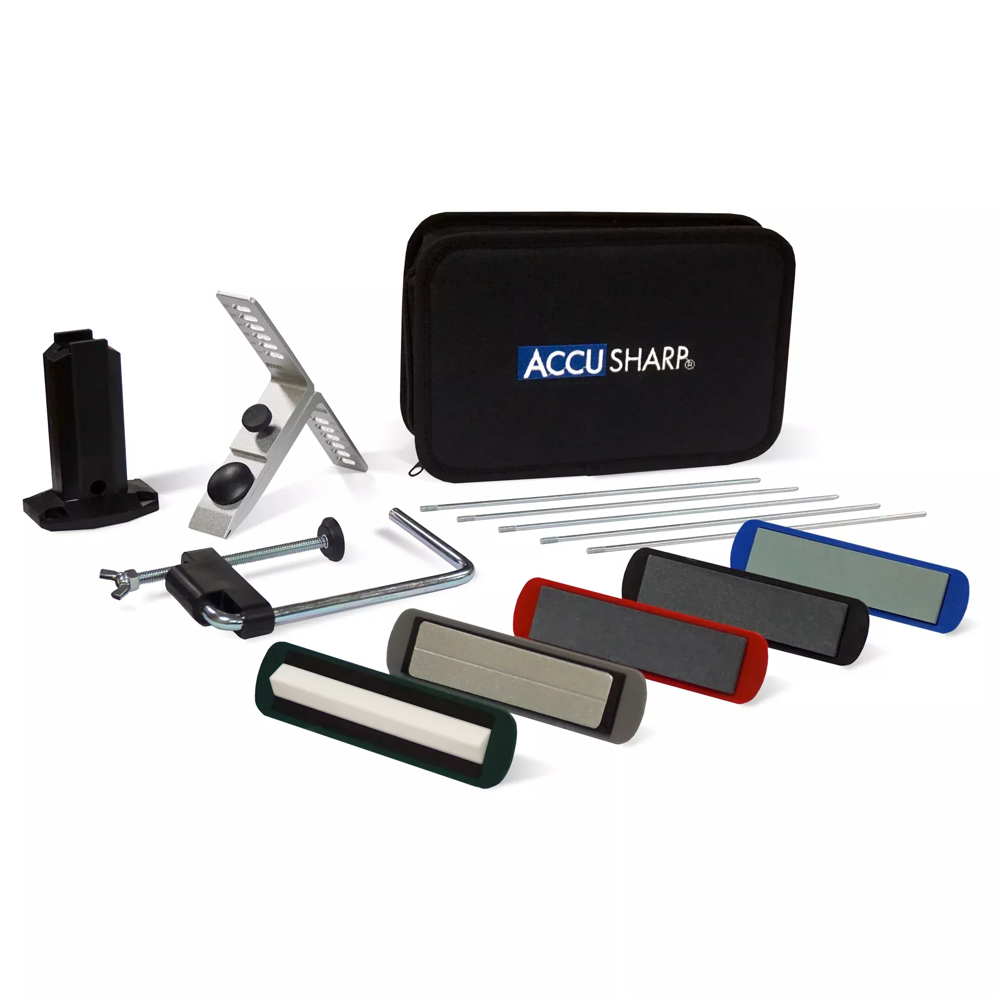 Accusharp 5-stone Precision - Knife Sharpening Kit W/case