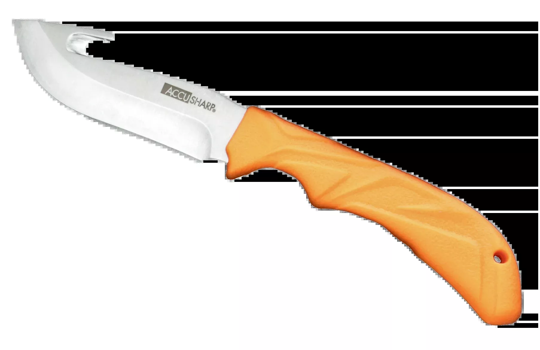 Accusharp Gut-hook Knife 3.5" - Blade Non Slip Grip