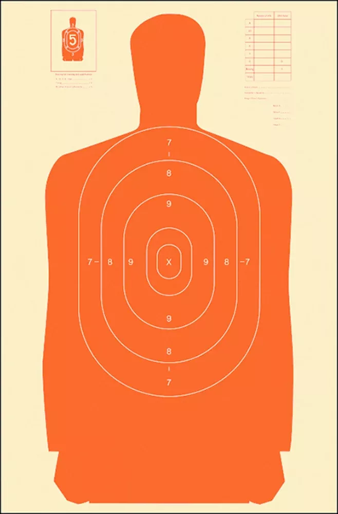Action Target Inc Qualification, Action B-27sorangeStnd SilhteTarget100bx