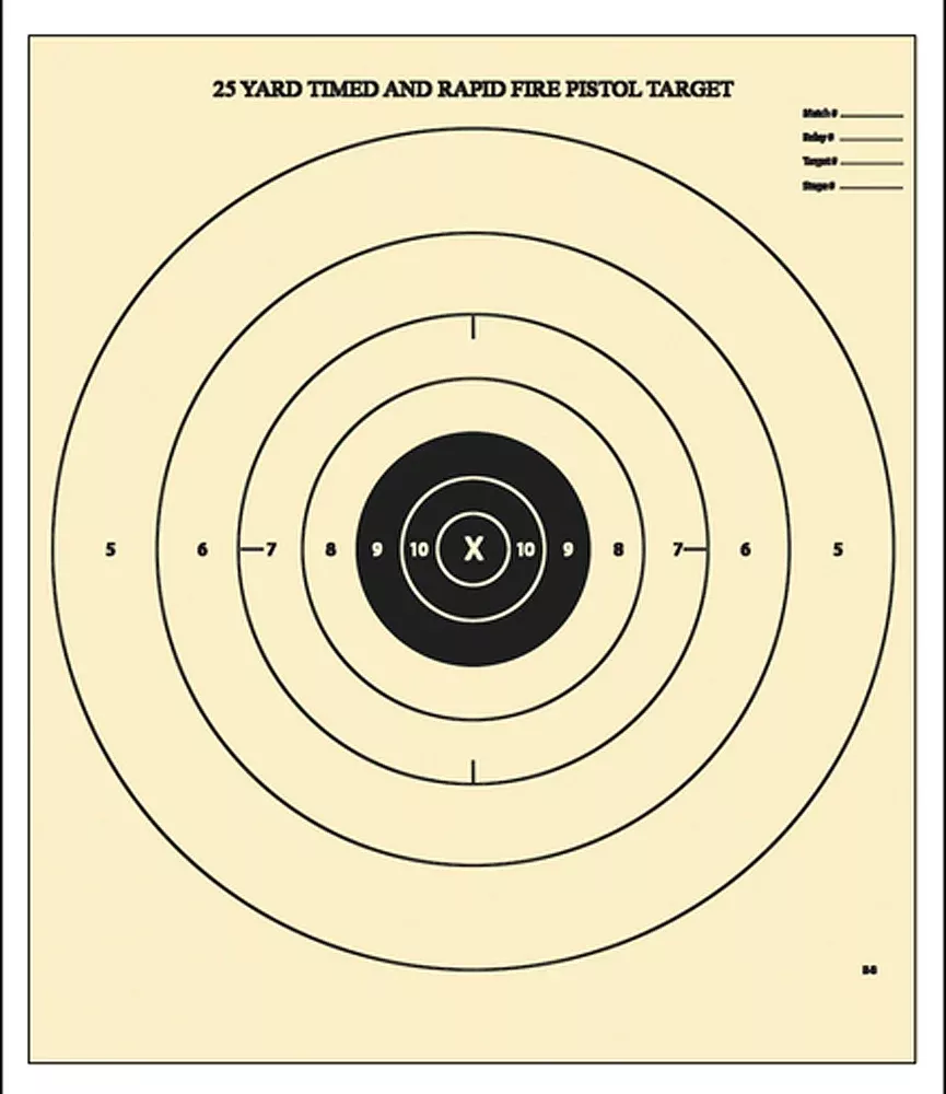 Action Tgt Bullseye Paper 100pk
