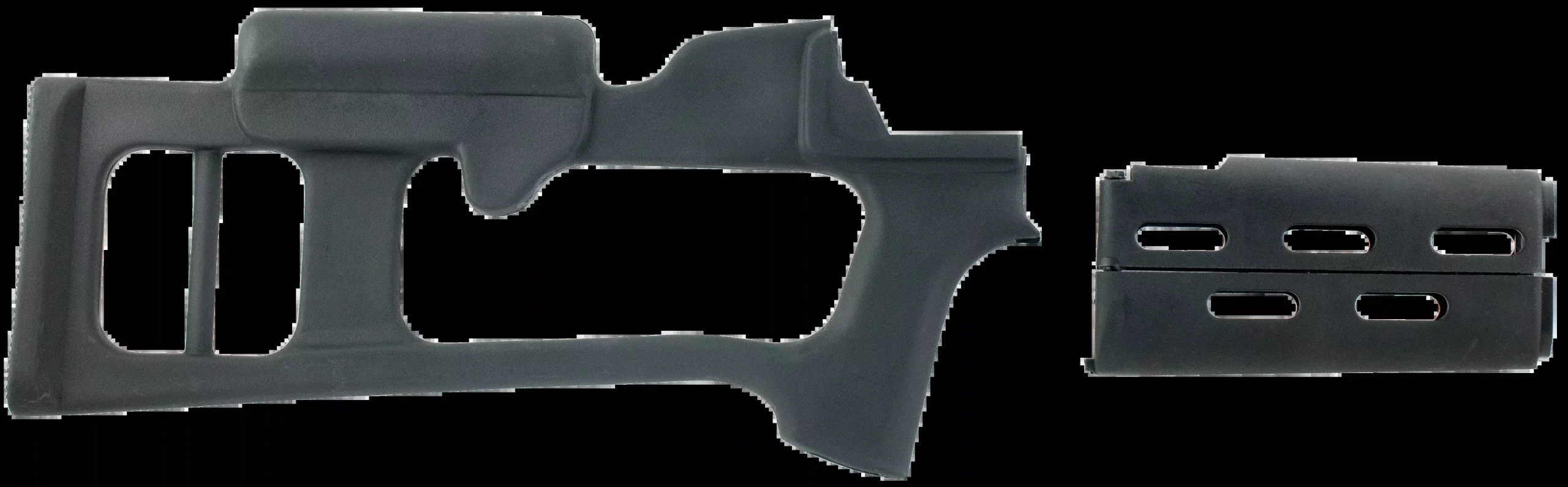 Adv. Tech. Ak Fiberforce Stock - Black Matte