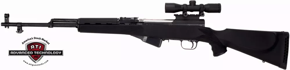 Adv. Tech. Stock For Sks Rifle – Monte Carlo Black Synthetic