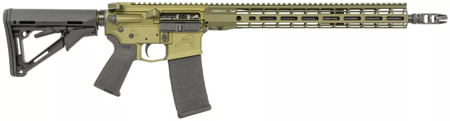 Aero Precision M4E1 5.56x45mm NATO Rifle 16″ OD Green APCR650048