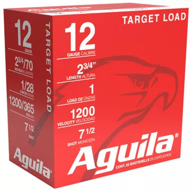 Aguila 1CHB1304 Target Load Competition 12Gauge 2.75″ 1oz 7.5Shot 25 Per Box/10 Case