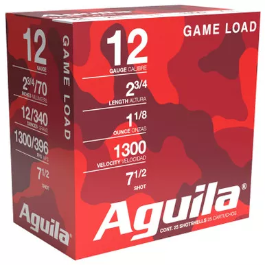 Aguila 1CHB1327 Competition Game & Target 12Gauge 2.75″ 1oz 7.5Shot 25 Per Box/10 Case