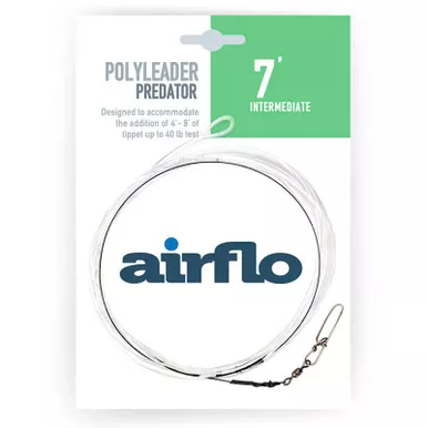 AIRFLO 7ft W/Ti Bite Guard Clear Intermediate Polyleader (PI1-7PD)