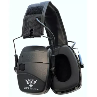 AKT1 Sport Cadre Slim 22dB NRR Electronic Hearing Protection Black