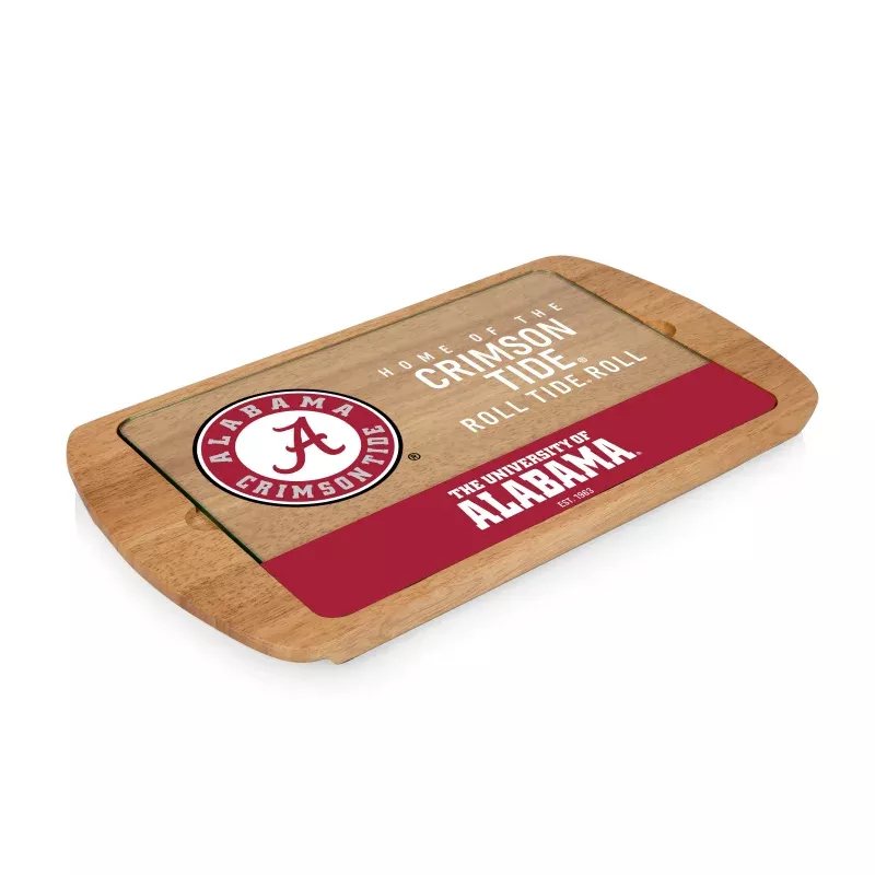 Alabama Crimson Tide – Billboard Glass Top Serving Tray