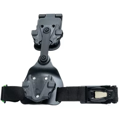 Alien Gear RFX-SD-BK-LBS-S-LK-B Rapid Force Swivel Drop Leg, Black, Standard Strap
