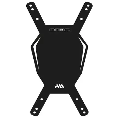 ALL MOUNTAIN STYLE Black/White Number Plate (AMSNP1BKWH)