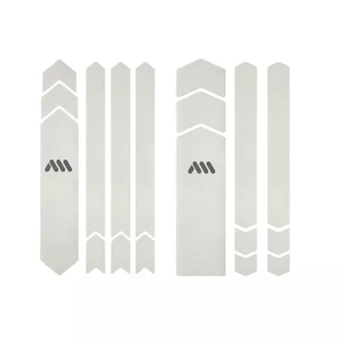 ALL MOUNTAIN STYLE Honeycomb Full Clear/Silver Frame Guard (AMSFG5CLSV)