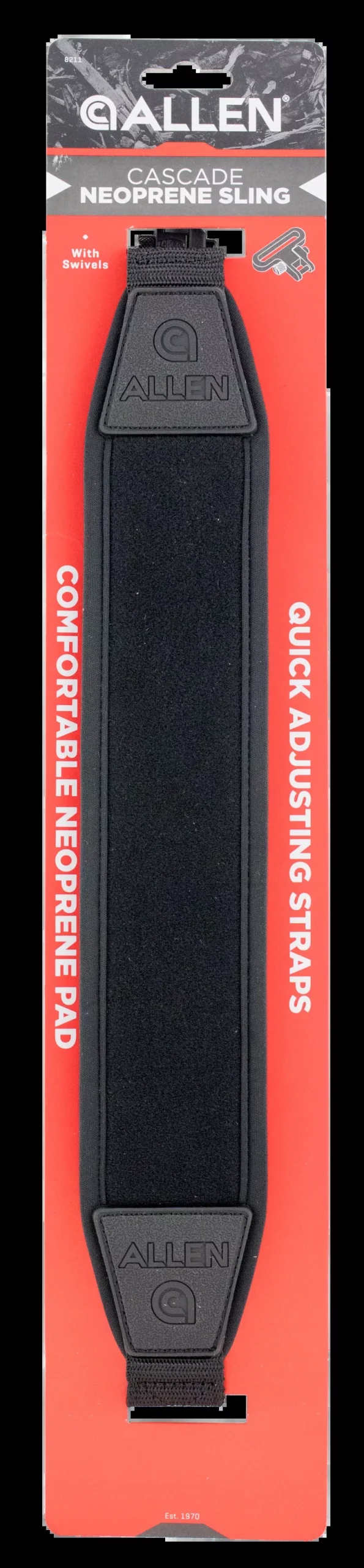 Allen Cascade Sling Black W/ Swivels
