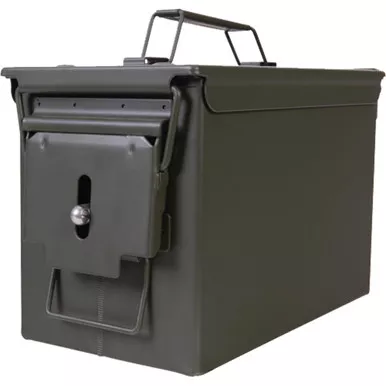 Allen Company 5950 Steel Ammunition Box for .50 Caliber, Black