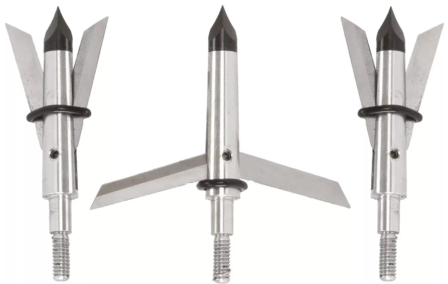 Allen Tomahawk Expandable Broadhead Stainless Steel Blades Silver 3 Pack 14674