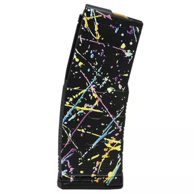 Amend2 556MOD3NEON30 MOD-3 30rd 5.56 NATO Fits AR-15 Neon Splatter Polymer