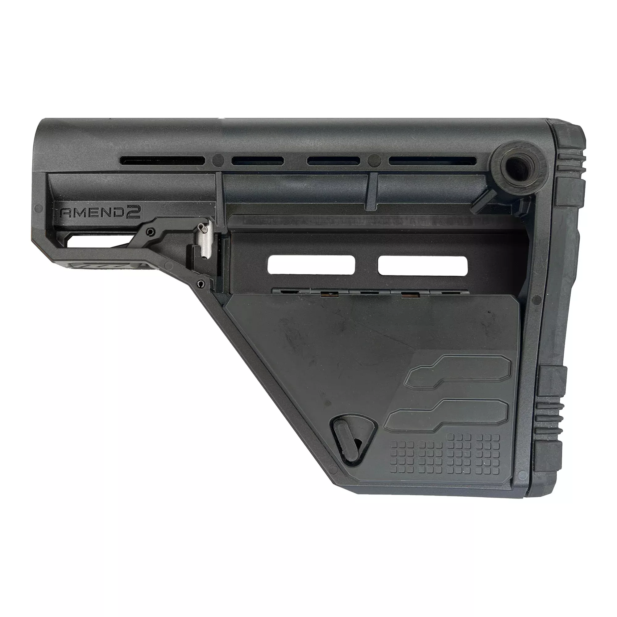 Amend2 Ams Modular Mil-spec – Stock Carbine Blk Low Strg Mdl