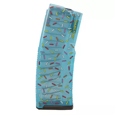 Amend2 CS5MODCTSPR30 MOD-C Sprinkle Donut 30rd 5.56 NATO Fits AR-15 Teal Sprinkles