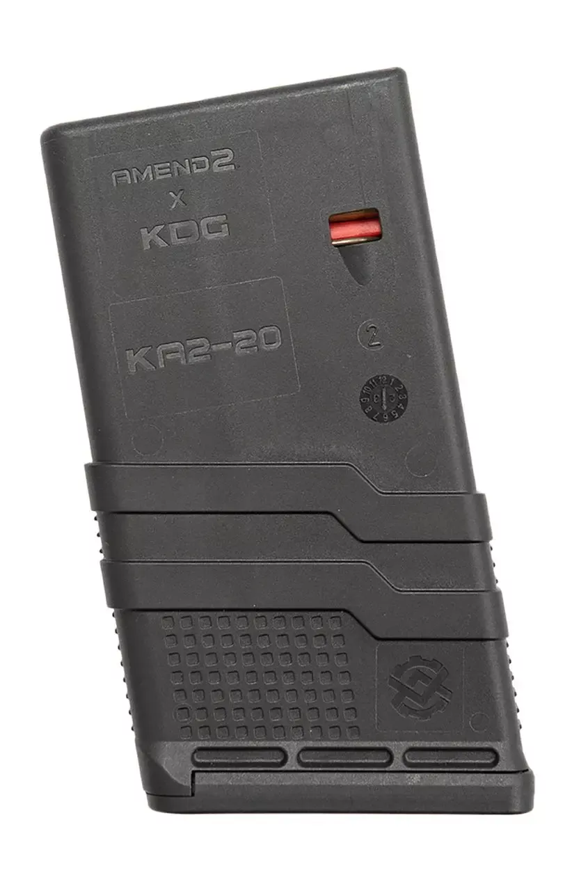 Amend2 Magazines 7.62x51mm 20rd AR-15 Magazine Black SCARMOD3BLK20