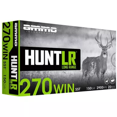 Ammo Inc 270W150SSTA20 Hunt Long Range 270Win 150gr Super Shock Tip 20 Per Box/10 Case