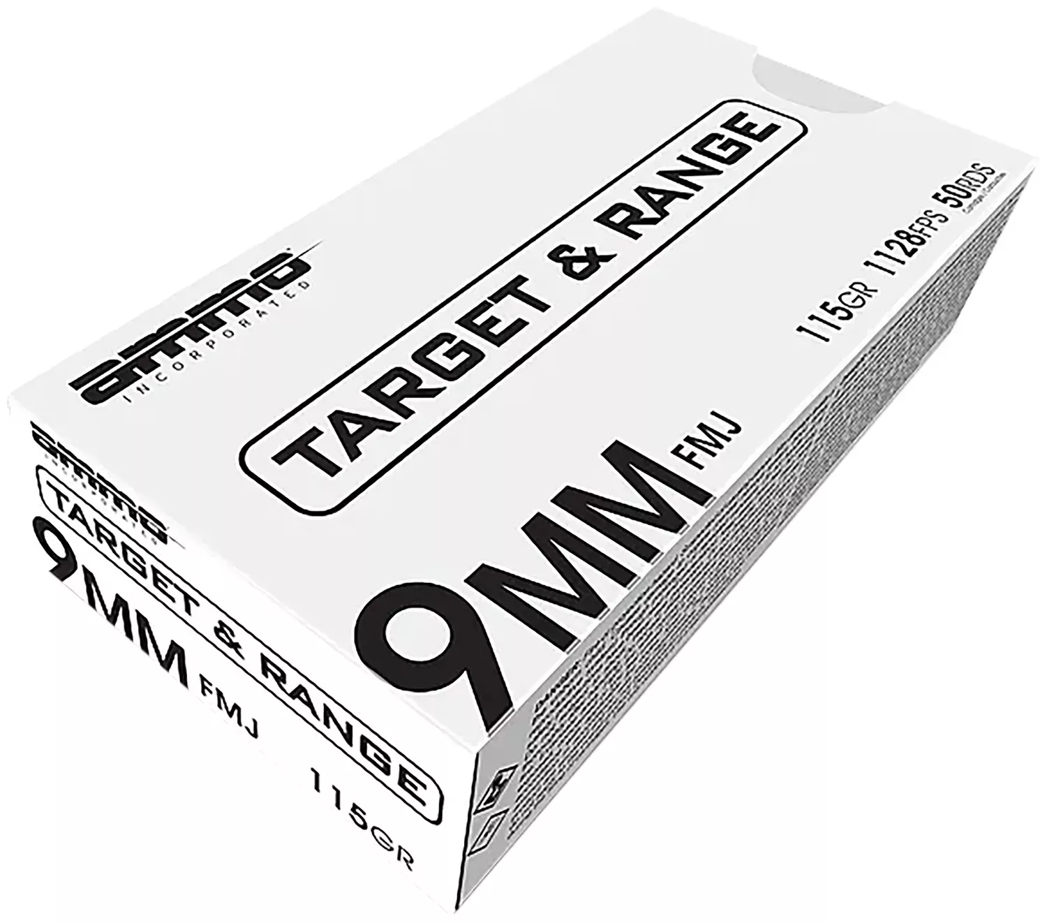 Ammo Inc Signature 9mm Luger Ammo 115 Grain Full Metal Jacket 50 Rounds 9115FMJTR50