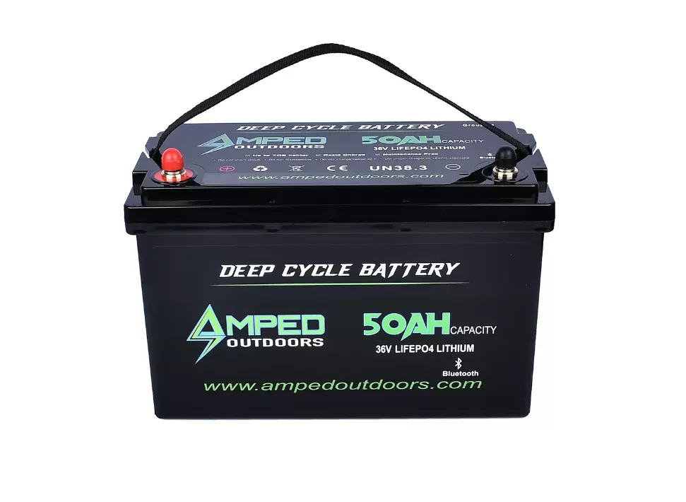 Amped Outdoors 50Ah 36V Trolling Motor Lithium Battery w/Bluetooth