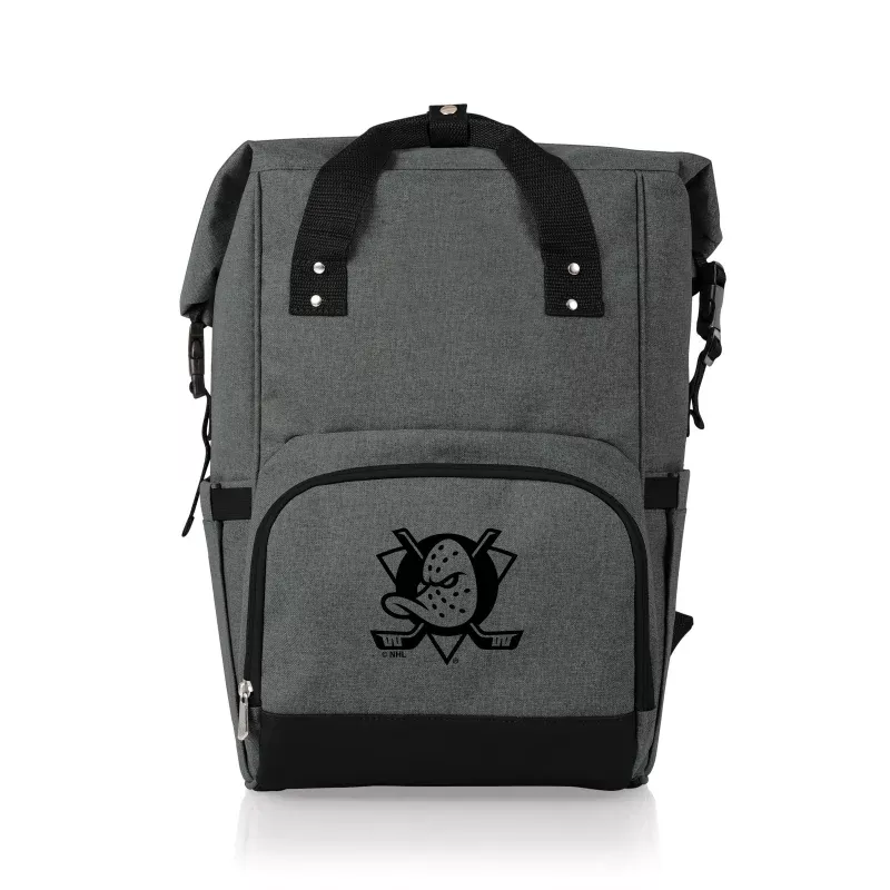Anaheim Ducks – On The Go Roll-Top Backpack Cooler