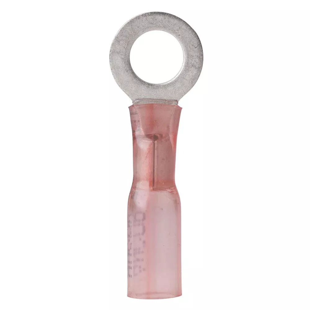 Ancor 22-18 Gauge - 1/4" Heat Shrink Ring Terminal - 100-Pack