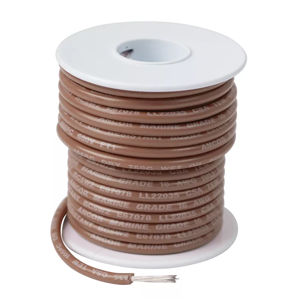 Ancor Tan 14 AWG Tinned Copper Wire – 250′