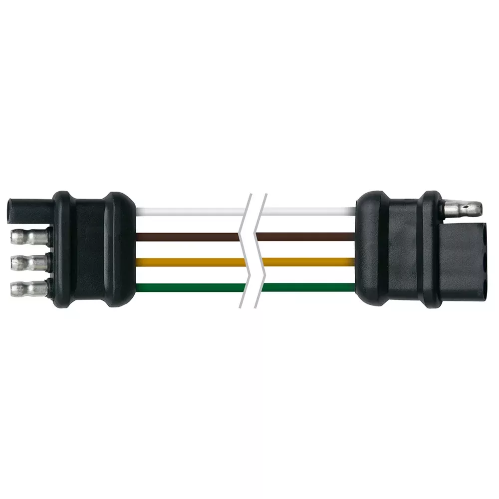 Ancor Trailer Connector-Flat 4-Wire - 12" Loop