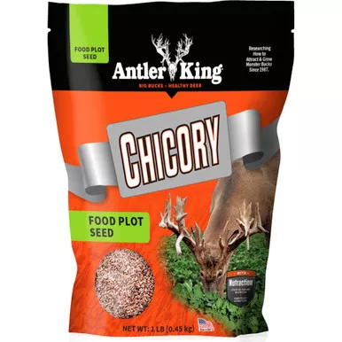 Antler King AKC1 Premium Chicory Seed for 1/4 Acre Food Plots, Black
