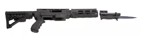 Archangel AR-15 Style Conversion Stock Black Synthetic 6 Position for Ruger 10/22