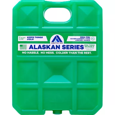 Arctic Ice 1206 Alaskan Series Reusable Ice Pack, 5 lbs, Green