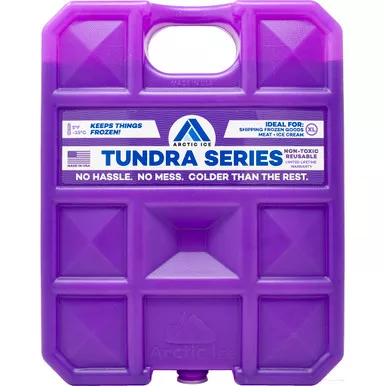 Arctic Ice 1207 Tundra Series Reusable Ice Pack, 5 lbs, Purple