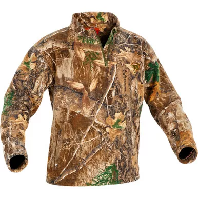 Arctic Shield Heat Echo Sherpa Fleece 1/4 Zip, Realtree Edge Camo