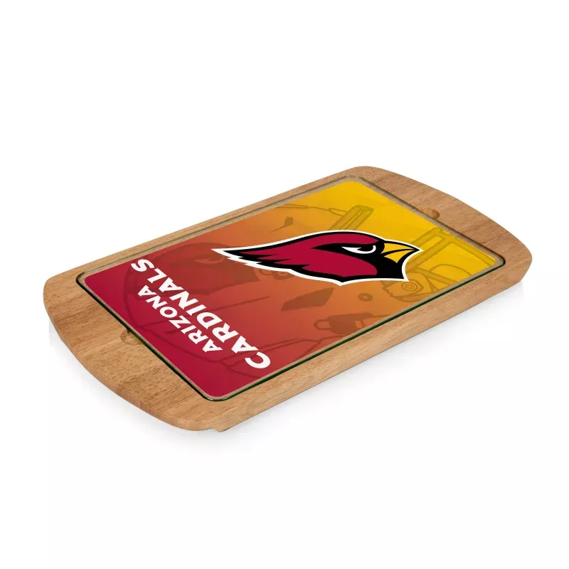 Arizona Cardinals – Billboard Glass Top Serving Tray
