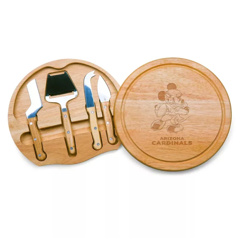 Arizona Cardinals Mickey Mouse – Circo Cheese Cutting Board & Tools Set