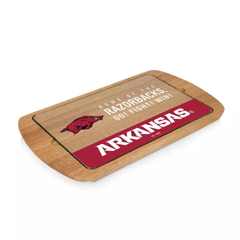 Arkansas Razorbacks – Billboard Glass Top Serving Tray