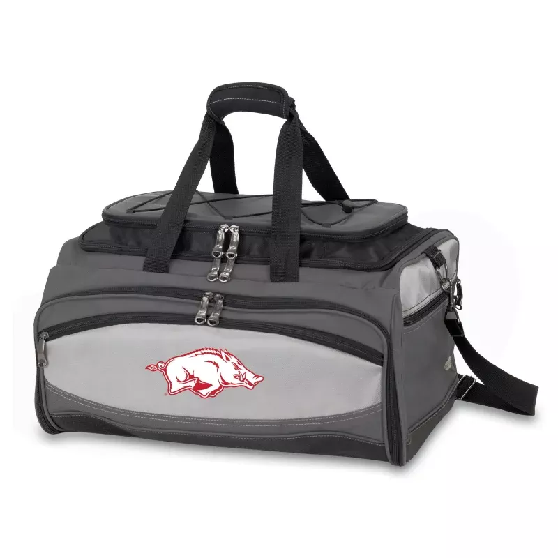 Arkansas Razorbacks – Buccaneer Portable Charcoal Grill & Cooler Tote
