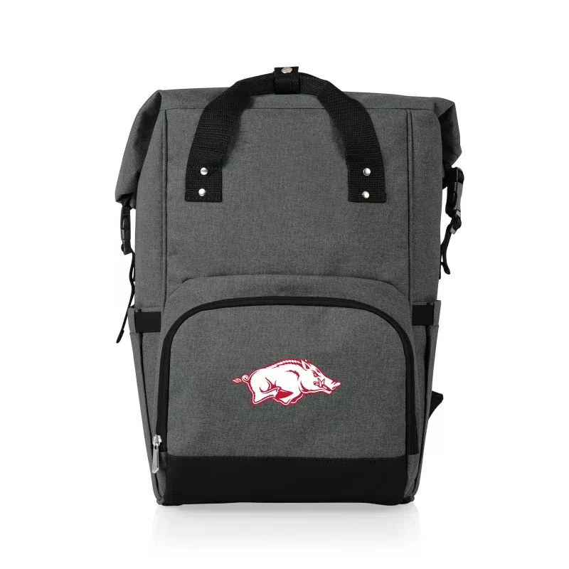 Arkansas Razorbacks – On The Go Roll-Top Backpack Cooler