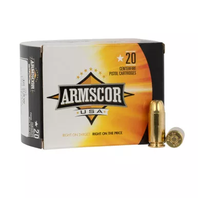 Armscor AC403N USA 40S&W 180gr Jacketed Hollow Point 20 Per Box/25 Case