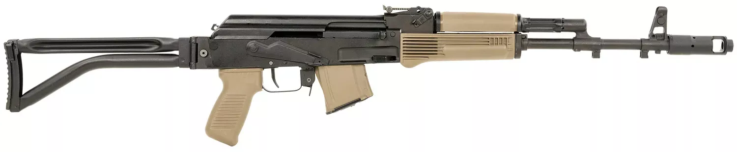 Arsenal SAM7SF 84E 7.62x39mm Rifle 16.33″ Black/FDE SAM7SF-84EFDEM