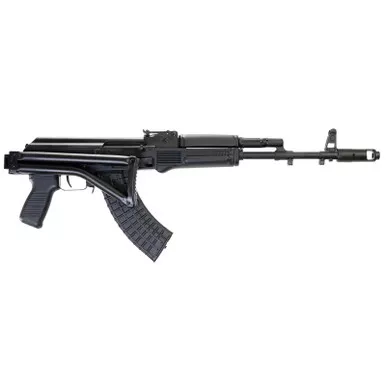 Arsenal SAM7SF-84E SAM7SF 84E 7.62x39mm 10+1 16.33" Black Steel Threaded Barrel, Black Forged & Milled Aluminum Receiver, Black Synthetic Folding Right Side Stock, Black Polymer Grip