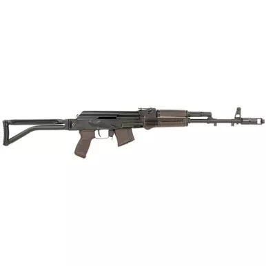 Arsenal SAM7SF-84EPM SAM7SF 84E 7.62x39mm 10+1 16.33" Black Steel Threaded Barrel, Black Forged & Milled Aluminum Receiver, Black Synthetic Folding Right Side Stock, Plum Polymer Grip